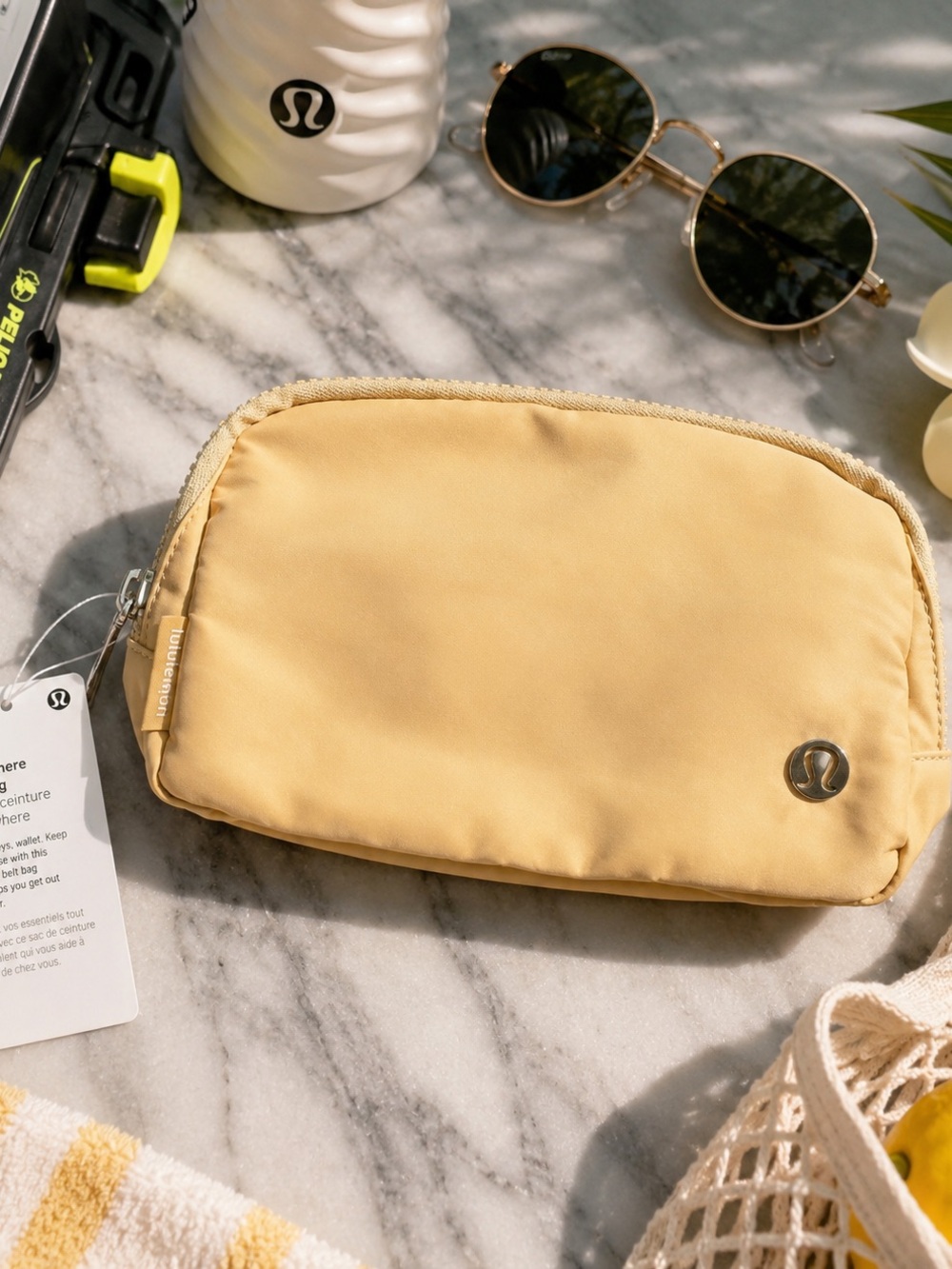 Lululemon Everywhere Belt Bag 1L Tan Gold Beige NWT